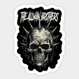 THE ALLMAN BROTHERS MERCH VTG Sticker